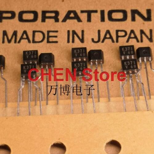 10pcs TOSHIBA 2SK371 TO-92S Transistor K371 V BL Audio Power Amplifier K371-V 2SK371-V K371-BL Field effect transistor 2SK371-BL