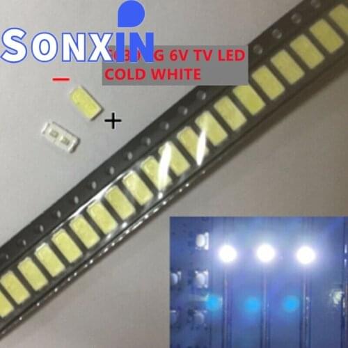1000PCS For LG SMD LED 6030 6V 1W Cold White For TV Backlight LED Beads best quality LATHT420M