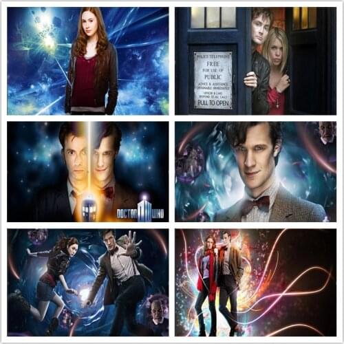 5D Diamond Painting Doctor Who Diamond Embroidery Totem Movie Character Cross Stitch Kit Mosaic Paste Complete Crafts Needlework