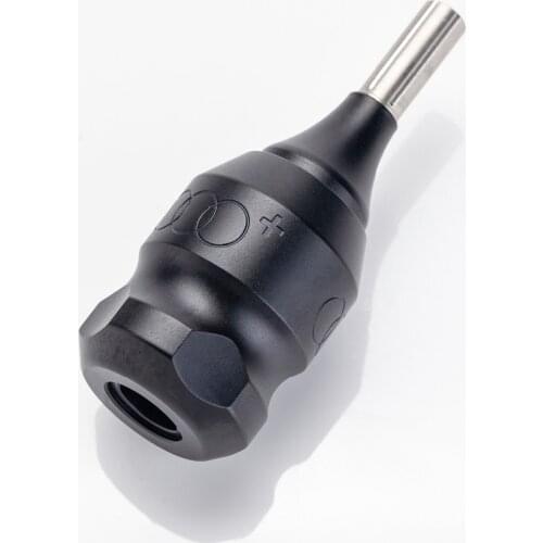 32mm EZ Twist Ring Aluminum Adjustable Cartridge Tattoo Grip PLUS Tube 2 Needle Bar for Cartridge Needle and Machine