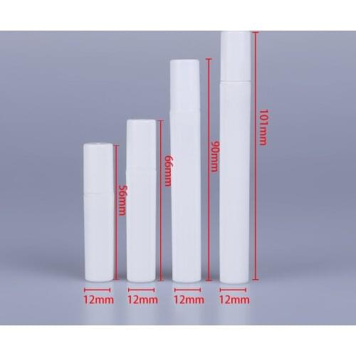 50pcs/lot 2ml 3ml 4ml 5ml White Mini Empty Plastic Spray Bottle Small Atomizer Perfume Bottles Atomizing Spray Liquid Container