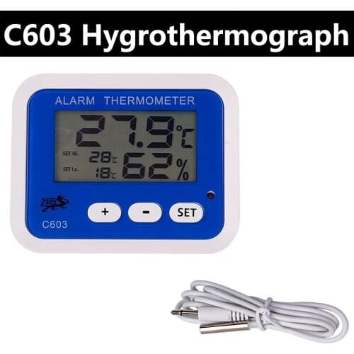 Non-contact Hygrometer Digital Electrical Tester Humidity Indoor Outdoor Led Warning Iamp Weather Station Baby Room C606 C602