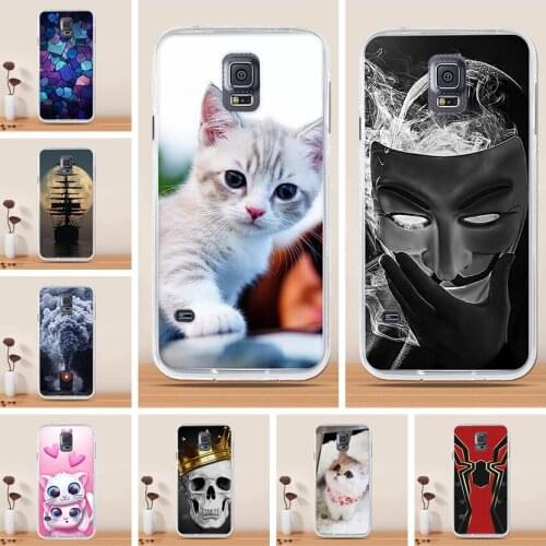 For Samsung Galaxy S5 Case Cover Silicone Phone Case For Samsung Galaxy S5 Funda TPU Soft Cute Coque For Samsung S5 Case Cover