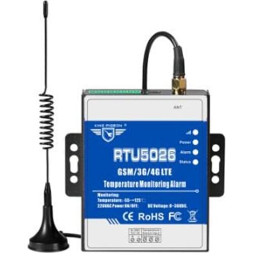 GSM 3G 4G Telemetry Temperature Monitoring Alarm Measuring -55 to 125 Celsius Degree Home Security Alarm System