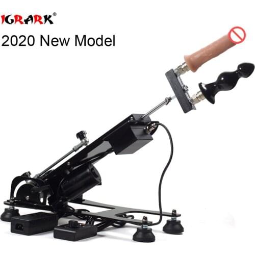 IGRARK 2020 Super Quiet Automatic Metal Sex Machine Vac u Lock 30db 120W Love Machines for Women and Men With Big Dildos