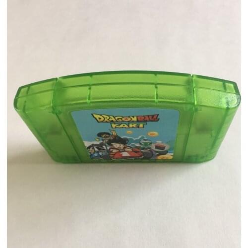 Dragonball N64 Video Gamess Game Cartridge - 64 bit USA Version Video Game Cartridge Transparent Green Shell English Language