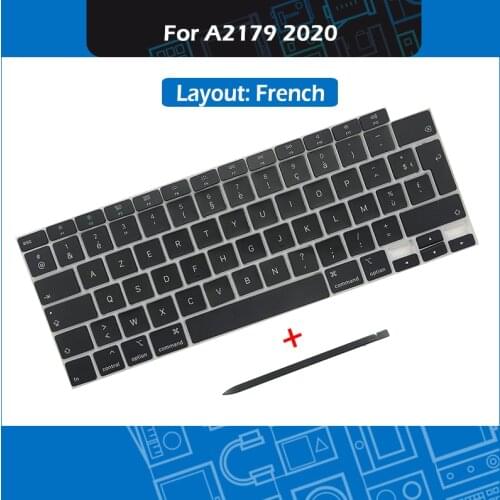 Laptop A2179 French FR Keycaps Keys key Cap For Macbook Air Retina 13" A2179 2020 MC3302