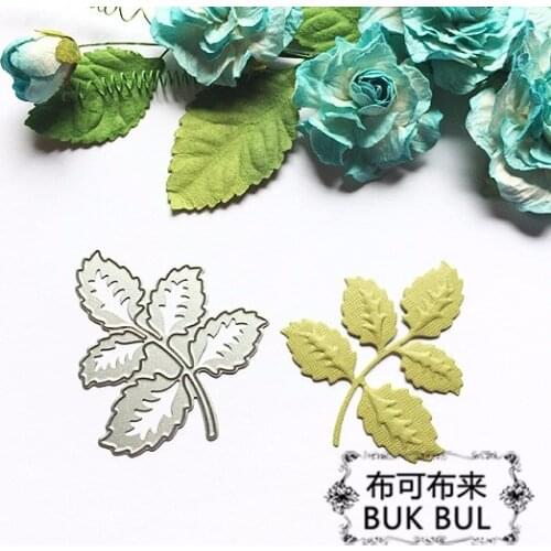 KLJUYP Rose leaves Metal Cutting Dies Stencils for DIY Scrapbooking/photo album Decorative Embossing DIY Paper Card
