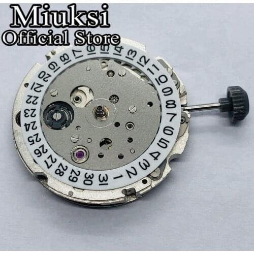 Miyota 821A 21 jewels automatic mechanical date movement mens watch movements