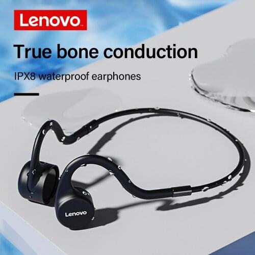 Lenovo X5 Bone conduction Headphone With Mic Sport Running Swimming IPX7 Waterproof Bluetooth Headset Wireless Earphone