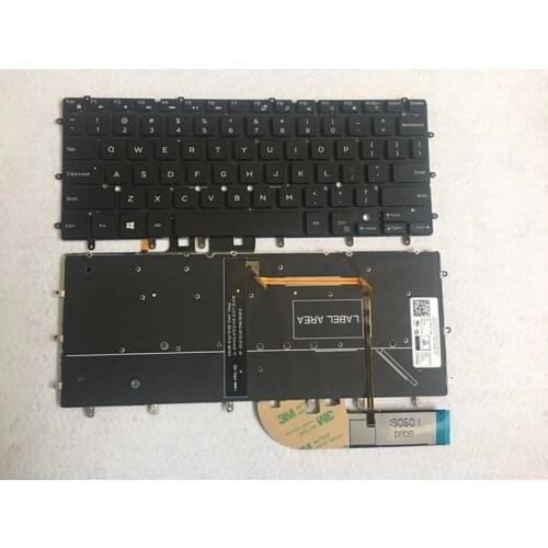 New for Dell XPS 13 9343 13 9350 13 9360 Keyboard US Backlit DKDXH