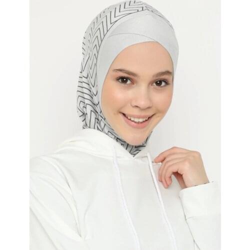 2021 New Fashion Hijab Striped Sport Cap Scarf Long Muslim Shawl Plain Soft Turban Tie Head Wraps African Headband For Women
