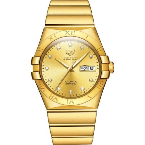 2021 New Men Luxury Gold Watch Classic Business Wristwatches Waterproof Sapphire Automatic Self-Wind Mens Mechanical Watches