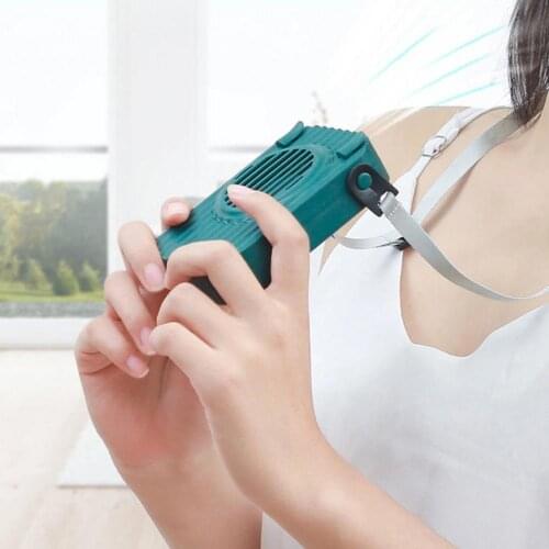 New Hanging Neck Fan Portable Mini Usb Desktop Fans Air Cooler Rechargeable Travel Office Handheld Electric Fan Silent Cooling