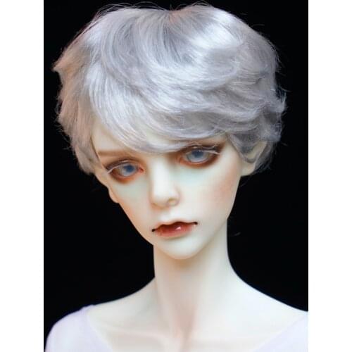 BJD doll wig suitable for 1-3 1-4 1-6 uncle size short hair male uncle imitation mohair multicolor wig doll accessories
