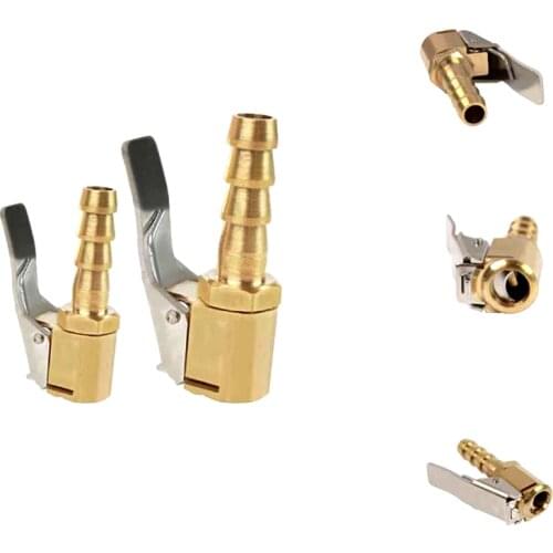 Auto Air Pump Chuck Clip Car Truck Tyre Tire Inflator Valve Connector Car 6mm 8mm Clamp Tire Repair Tools