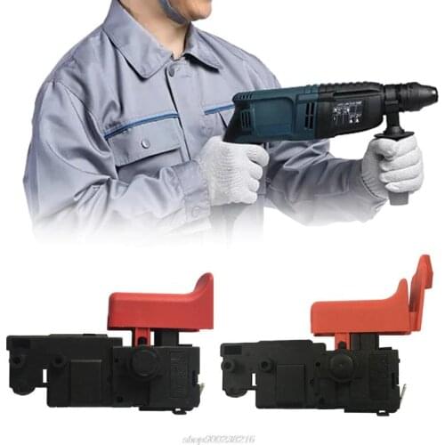 Professional Hand Drill Trigger Switch Speed Control Switch Push Button Power Tool Replacement Parts AC 4A 5E4 JY20 21 Dropship