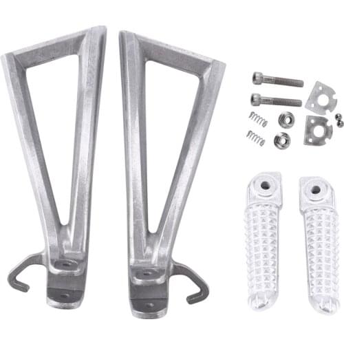 NEW-Motorcycle Rear Passenger Footrest Foot Pegs Bracket Set for Yamaha YZF-R6 2006-2017