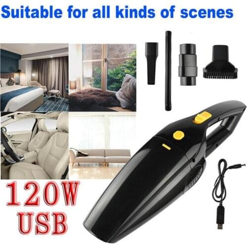 Handheld car vacuum cleaner Wet & Dry Wireless Portable 120W Rechargeable duster Car Home strong suction Cleaning accessorie