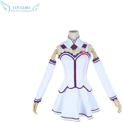 Re:Life In A Different World From Zero Emilia Dress Cosplay Costume Stage Performance Clothes , Perfect Custom for You
