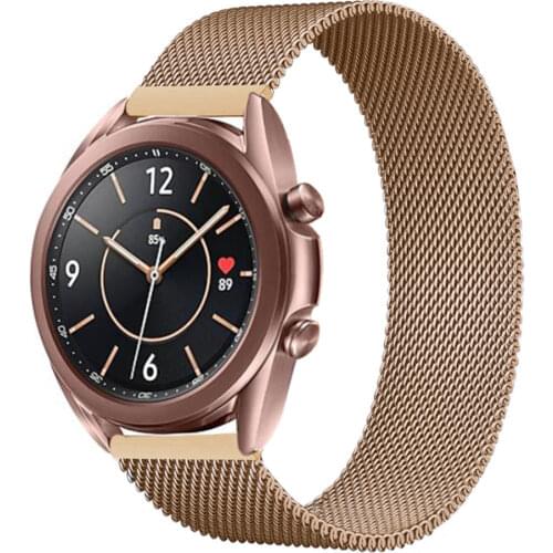 20mm 22mm magnetic strap For Samsung Active 2 40/44mm Gear S3 Frontier bracelet Huawei GT/GT2/2e/Pro Galaxy watch 3/45/42mm band