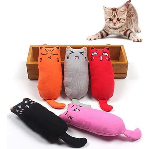 Christmas Cat Toys Creative Pillow Scratch Crazy Cat Kicker Catnip Teeth Grinding Interactive Cute Cartoon Toys Pet Supplies