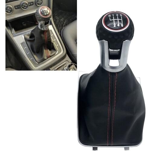 Manual For VW Volkwagen Golf 7 A7 VII MK7 GTI GTD 2013 2014 2015 2016 2017 2018 Gear Shift Knob Lever Shifter Gaiter Boot Cover