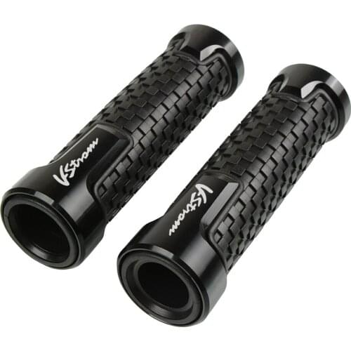 Motorcycle handlebar grip handle bar handlebar grips For Suzuki V-Strom 650 DL650 2004 2005 2006 2007 2008 2009 2010 2011 2012