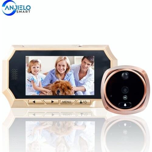 Peephole Video Doorbell 1.3MP HD Night version Camera House Visitor talk-back Intercom system 160° wide angle viewing