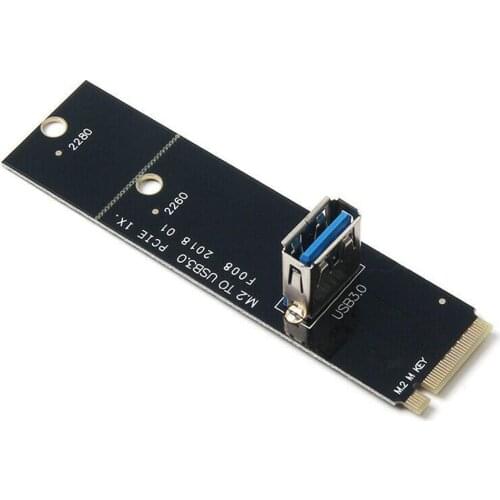 1Pcs NGFF M.2 To USB 3.0 Converter Transfer Card M2 Card To For Bitcoin Card Riser Mining USB3.0 Extender 2021 Adapter For R0F0