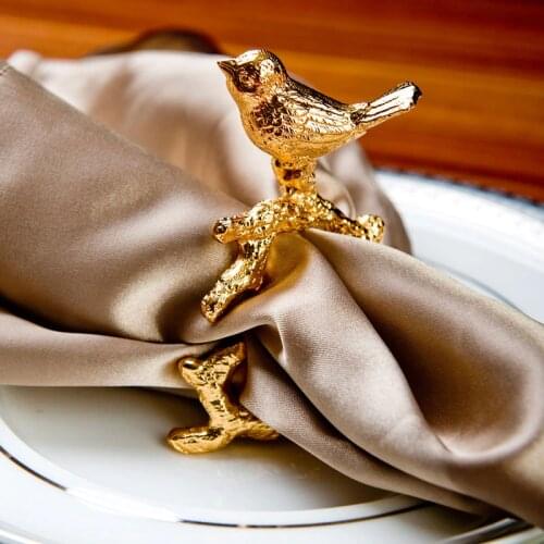 10pcs White black border luxury hotels mouth cotton cloth napkins, napkin buckle seat towel ring, napkin ring