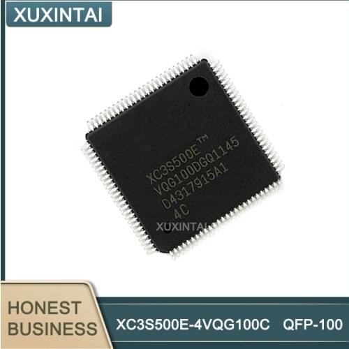 10pcs/lot XC3S500E-4VQG100C XC3S500E-4VQ100C XC3S500E XC3S500IC FPGA 66 I/O 100VQFP