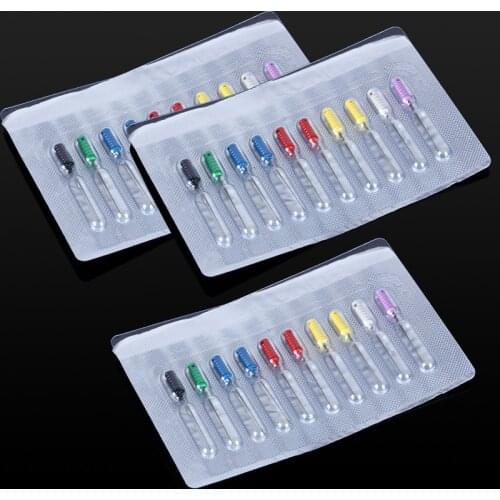 10pcs/pack Dental Root Canal Cleaning Smooth Needle Dental Square Broaches barbed broaches for Root cleaning
