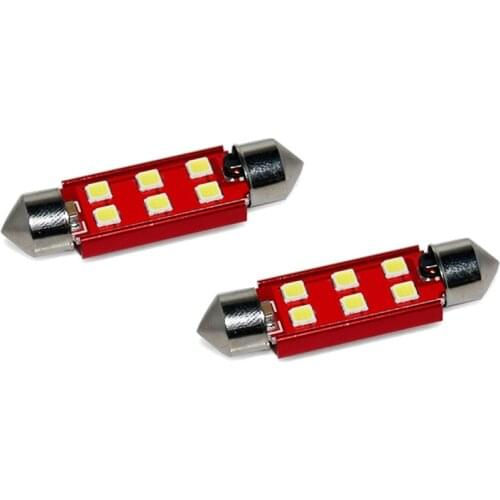 Festoon 2PCS C10W C5W LED Canbus White Free Error 31mm 36mm 39mm 42mm Car Bulb Interior Reading Light License Plate Lamp12V24V