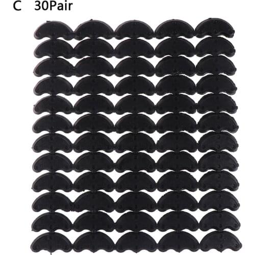 60pcs=30Pairs High Heel Shoes Sole Grip Protector Black Rubber Heel Savers Toe Plates Taps DIY Shoe Repair Pads Replace