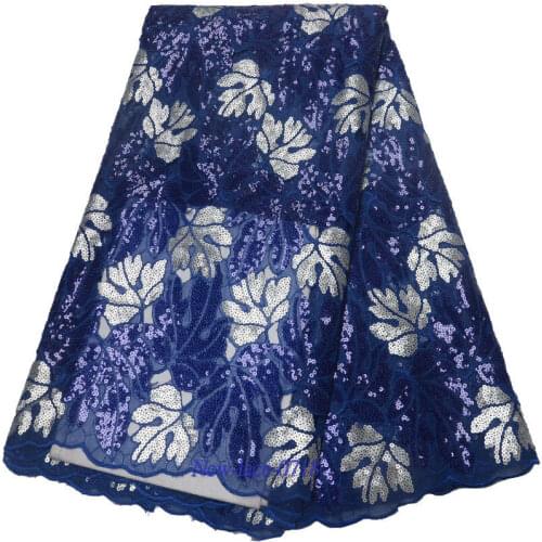 African Green Lace Wedding Dress sequins Lace Fabric 5 Yard, African Wedding Lace Fabric High Quality Velvet Net LaceF 04