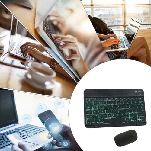 Wireless Mini Luminous Keyboard With Gap And Character Light Transmission High Efficiency And Energy Saving