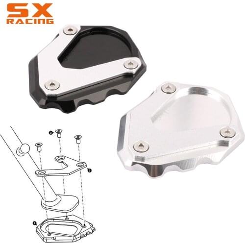 Motorcycle Side Kickstand Stand Extension Plate Pad For BMW R900RT 09-10 R1200R 06-14 R1200RT 04-13 R1200S 03-07 R Nine T 13-17