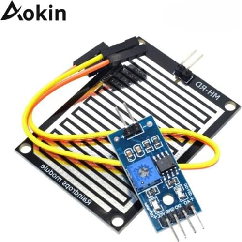 DC 3.3-5V Snow / Raindrops Detection Sensor Module Rain Weather Module Humidity For Arduino