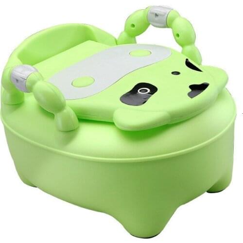 Children Travel Toilet Baby Training Potty 0-6 Years Toddlers Cow Dog Pattern Cute Toilet Drawer Urinal Potty Girls Boys Toilets