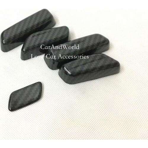 For Mazda CX-5 CX5 CX 5 2017 2018 Seat Switch Button Cover Interior Panel Trims ABS Chrome Stickers Car-Styling Accessories