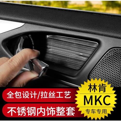 For Lincoln MKC Door Glass Lifting Panel Trim Frame Inner Door Bowl Paste Interior