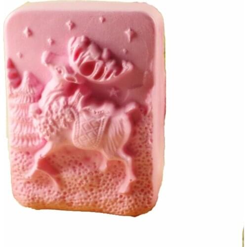 Deer Mold S445 Craft Art Silicone 3D Soap Mold Craft Molds DIY Handmade Candle Molds