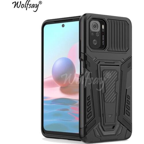 Car Magnetic Cover For Xiaomi Redmi Note 10S Case Phone Holder Armor Full Cover For Redmi Note 10S Case For Redmi Note 10S 6.43"