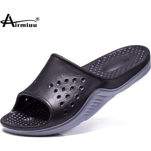 Men Indoor Slippers Foot Massage Slippers Male Non-slip Bathroom Slides Soft Sole Flip Flops for Men Sandals Big Size 50