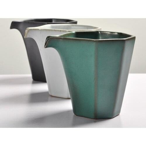 Stoneware Tea Set Japanese Style Kung Fu Tea Set Pitcher Handmade Retro Kiln Baked Tea Pot Ceramic Public Cup Tea Set Siteel