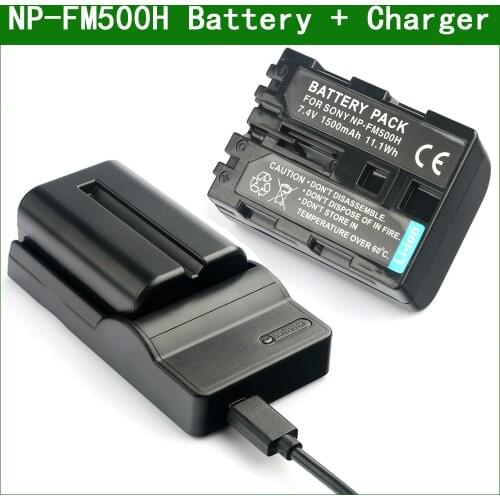 NP-FM500H FM500H Camera Digital Battery + USB Charger For Sony ILCA-77M2 ILCA-99M2 SLT-A57 SLT-A58 SLT-A65 SLT-A77 SLT-A99