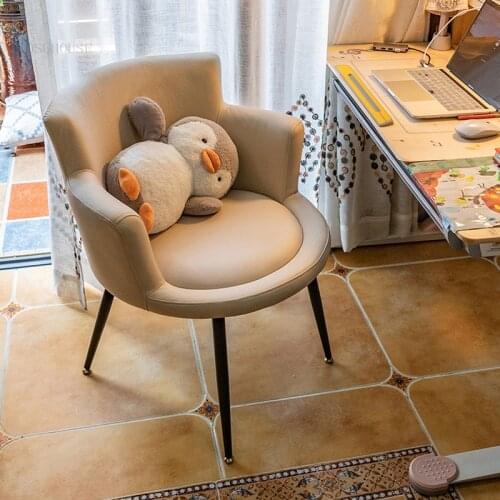 Executive Front Desk Counter Office Swivel Chairs Bedroom Study Learning Computer Chair Home Villa Sofa Single Backrest Armchair