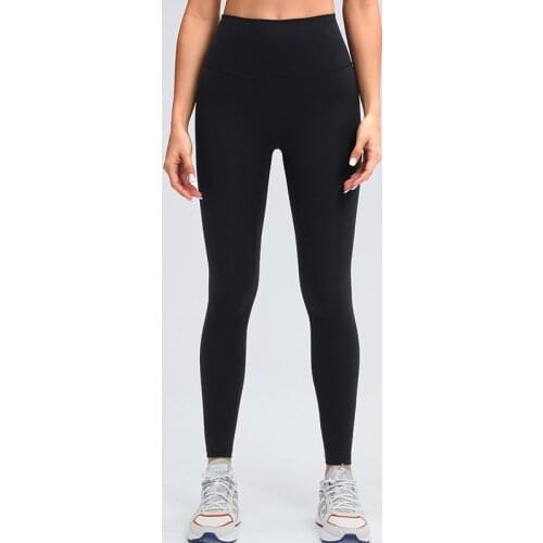 OZAREL Squatproof High Waist Back Waist Leggings 4-way stretch with super quality Tight Removed the T-shaped stitching