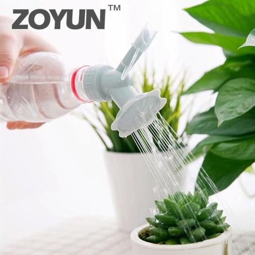 2In1 Plastic sprinkler irrigation nozzle flower watering bottle watering can nozzle shower head garden tools watering sprinkler